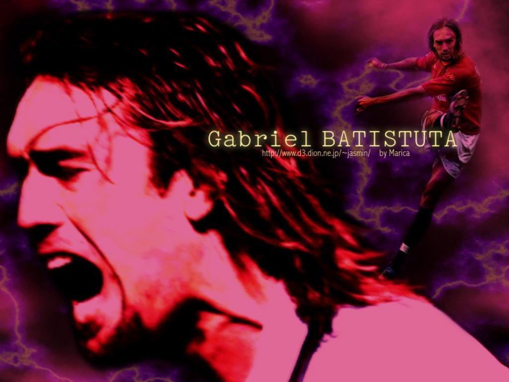 Hình nền Gabriel Batistuta (98) - hình nền bóng đá - hình nền cầu thủ - hình nền đội bóng