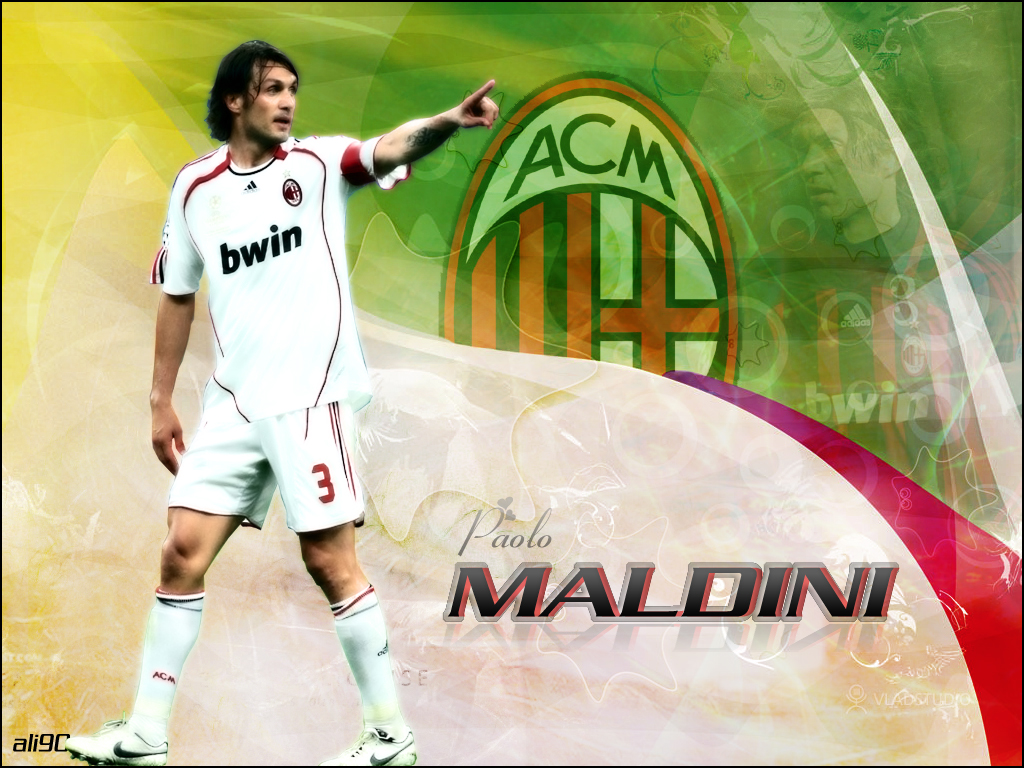 Hình nền Paolo Maldini (83) - hình nền bóng đá - hình nền cầu thủ - hình nền đội bóng
