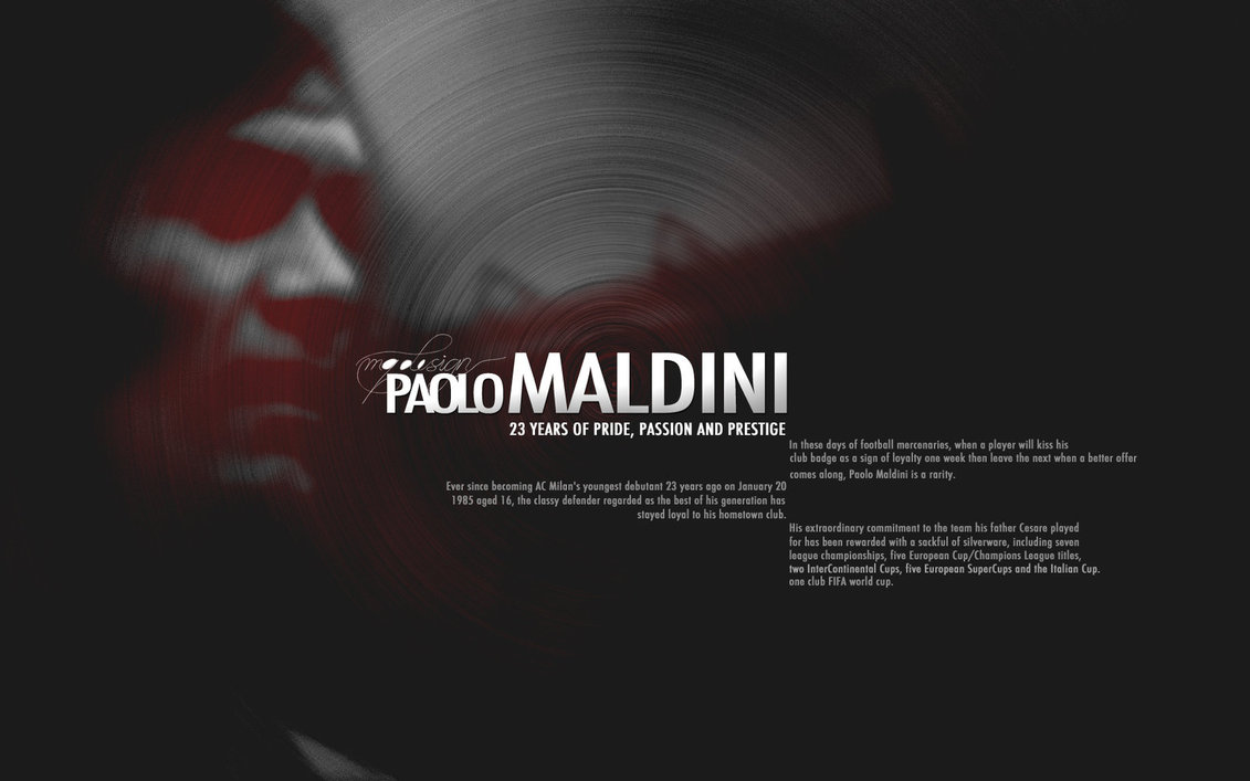 Hình nền Paolo Maldini (25) - hình nền bóng đá - hình nền cầu thủ - hình nền đội bóng