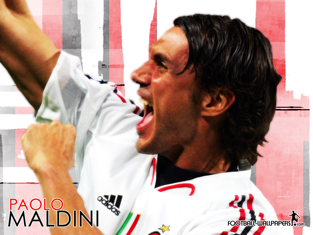 Hình nền Paolo Maldini (7) - hình nền bóng đá - hình nền cầu thủ - hình nền đội bóng