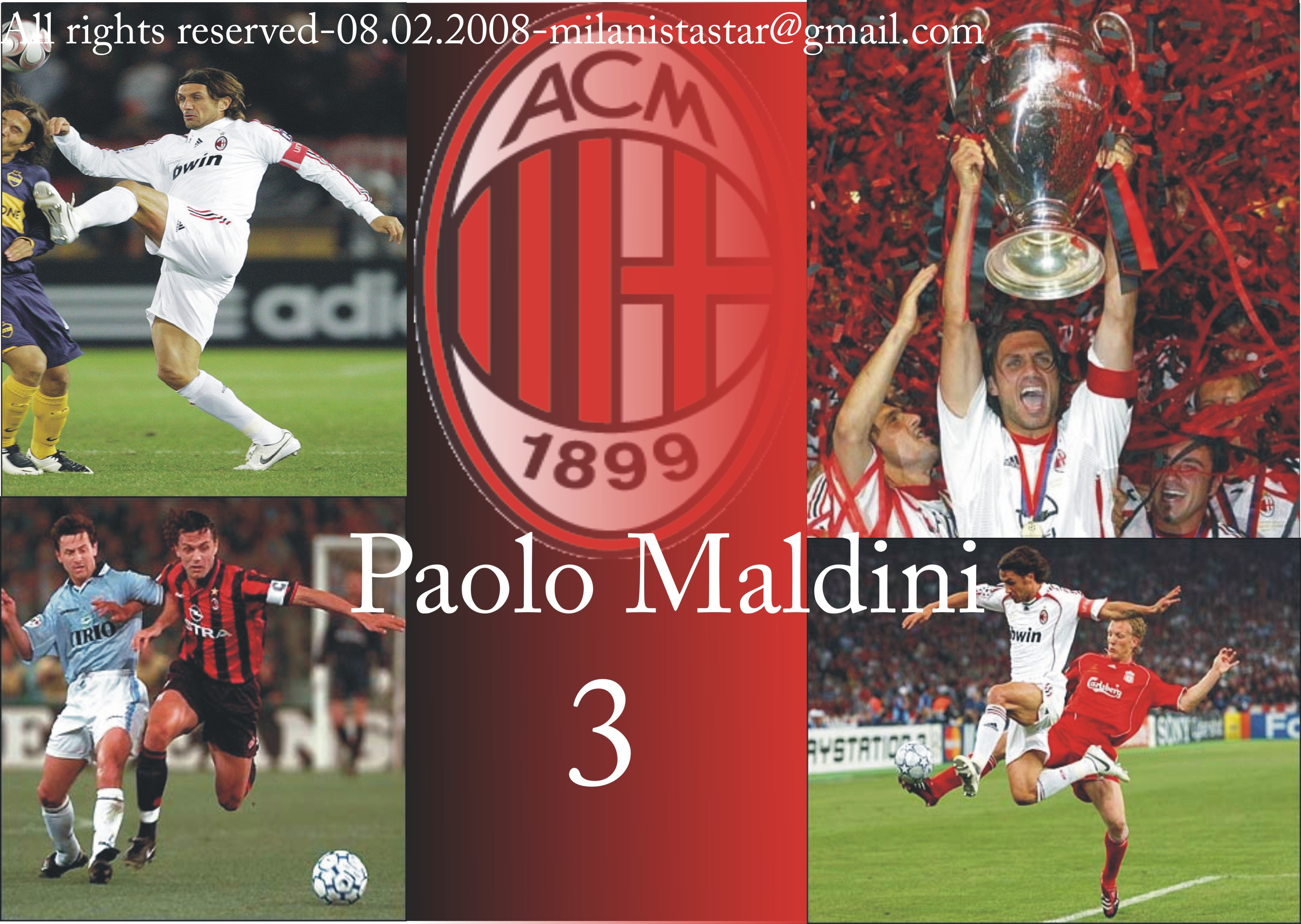 Hình nền Paolo Maldini (18) - hình nền bóng đá - hình nền cầu thủ - hình nền đội bóng