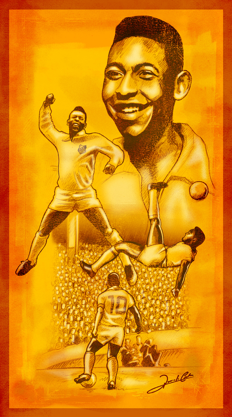 Hình nền Pele (41) - hình nền bóng đá - hình nền cầu thủ - hình nền đội bóng