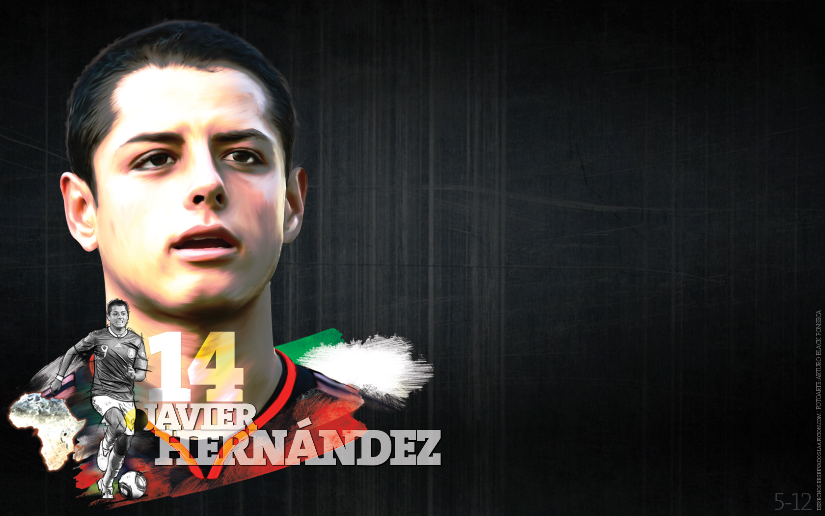 Hình nền Javier Hernandez (63) - hình nền bóng đá - hình nền cầu thủ - hình nền đội bóng