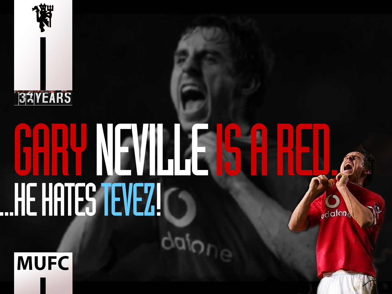 Hình nền Gary Neville (18) - hình nền bóng đá - hình nền cầu thủ - hình nền đội bóng