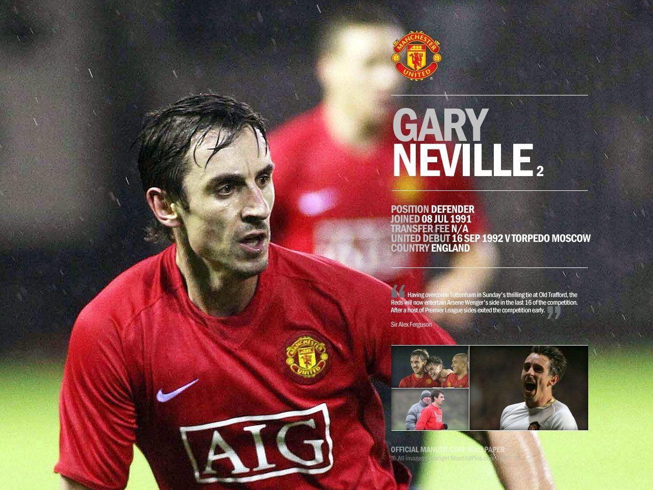 Hình nền Gary Neville (5) - hình nền bóng đá - hình nền cầu thủ - hình nền đội bóng
