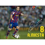 hình nền bóng đá, hình nền cầu thủ, hình nền đội bóng, hình Andres Iniesta autograph (1)