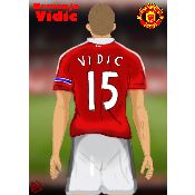 hình nền bóng đá, hình nền cầu thủ, hình nền đội bóng, hình Nemanja Vidic (19)